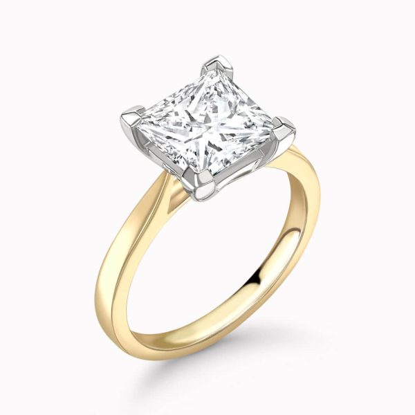 Dawn Lab Grown Princess Diamond Solitaire Ring