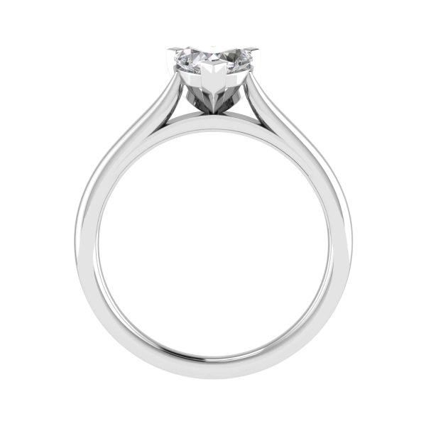 Adore Lab Grown Heart Diamond Solitaire Ring