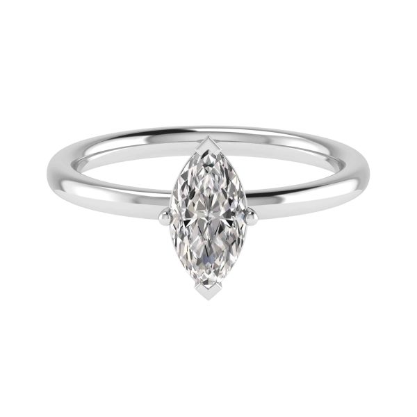 Alba Natural Marquise Solitaire Ring
