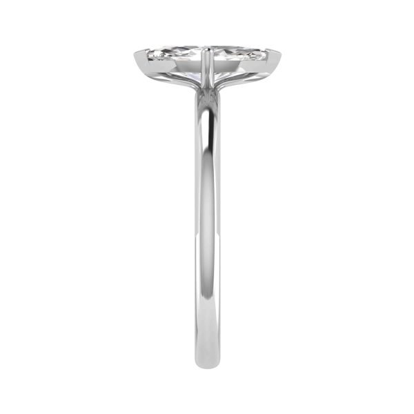 Alba Lab Grown Marquise Solitaire Ring