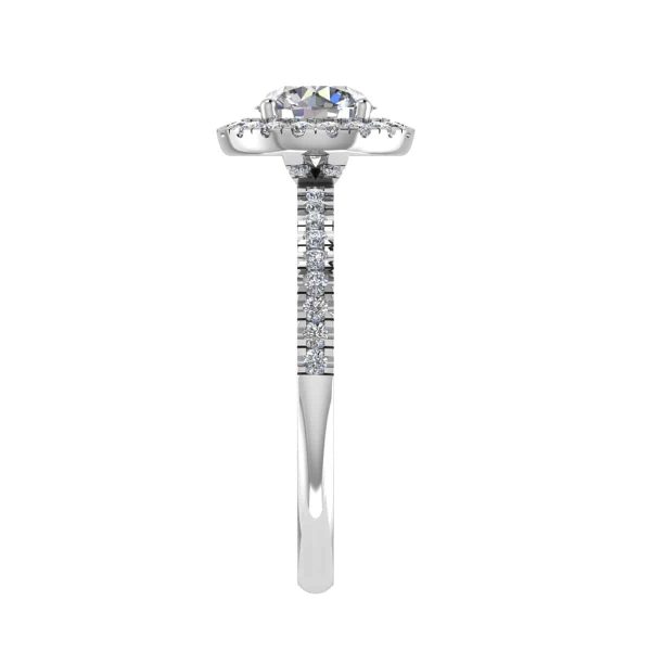 Amelia Lab Grown Round Diamond Halo Ring