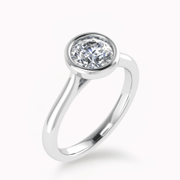 Aria Lab Grown Round Diamond Solitaire Ring
