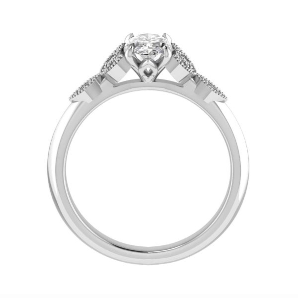Aspen Lab Grown Oval Diamond Vintage Ring