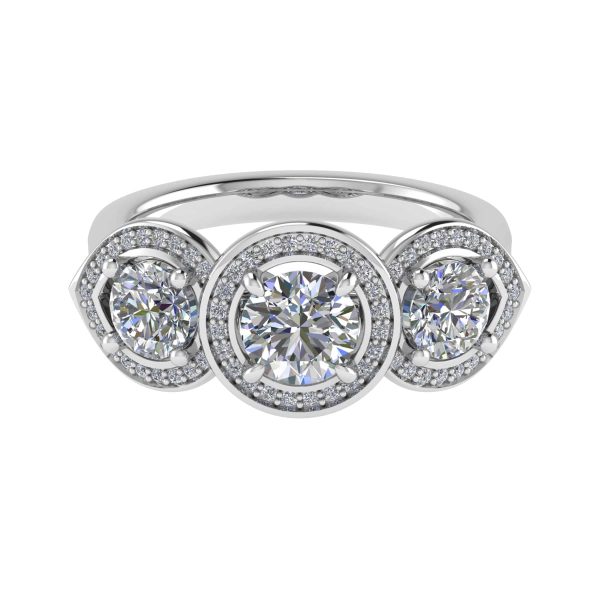 Athena Natural Round Trilogy Ring