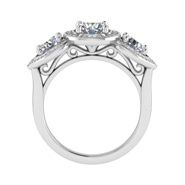 Athena Natural Round Trilogy Ring