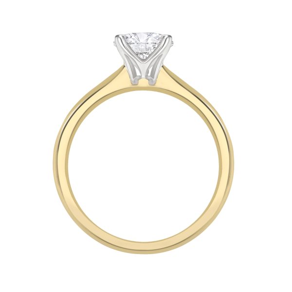 Belle Natural Round Diamond Solitaire Ring