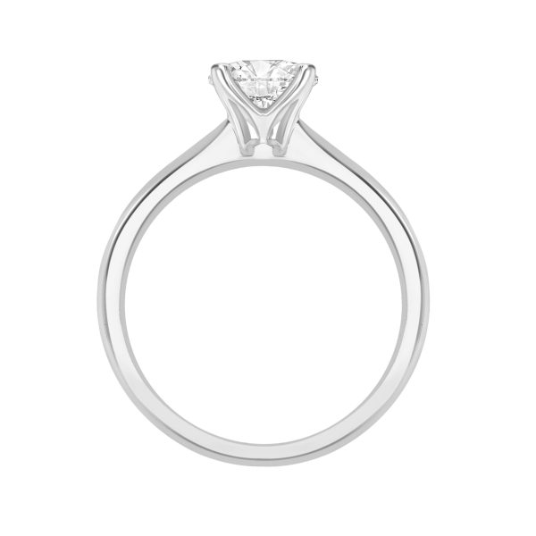 Belle Natural Round Diamond Solitaire Ring
