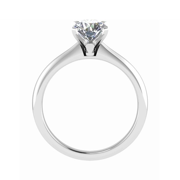 Belle Natural Round Diamond Solitaire Ring
