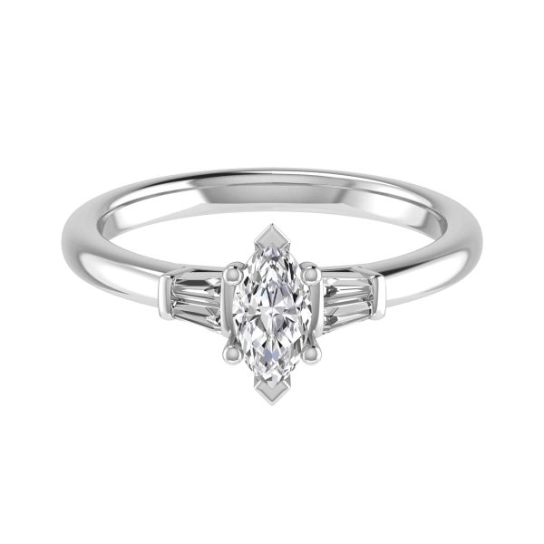 Blossom Natural Marquise Trilogy Ring