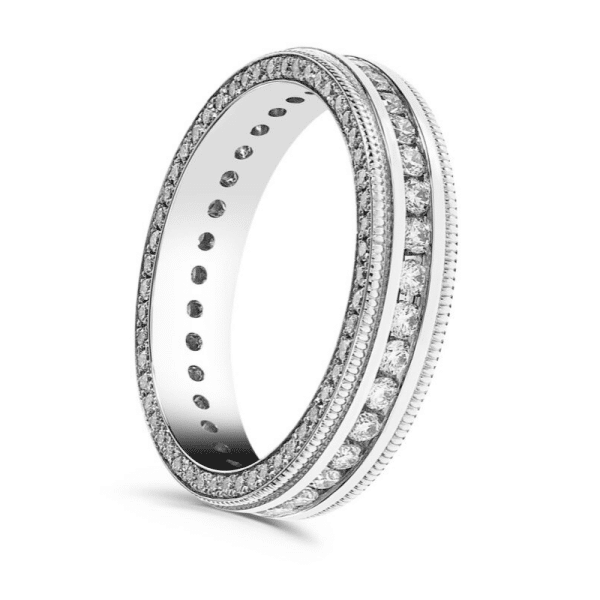 Diamond Set Wedding Ring in Platinum 1.00cts