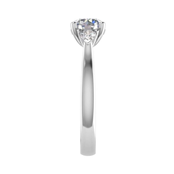 Cassia Lab Grown Round Diamond Trilogy Ring