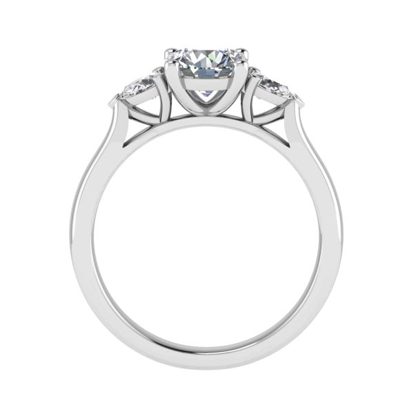 Cassia Lab Grown Round Diamond Trilogy Ring