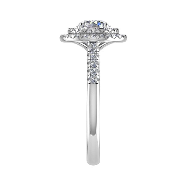 Chloe Lab Grown Round Diamond Halo Ring