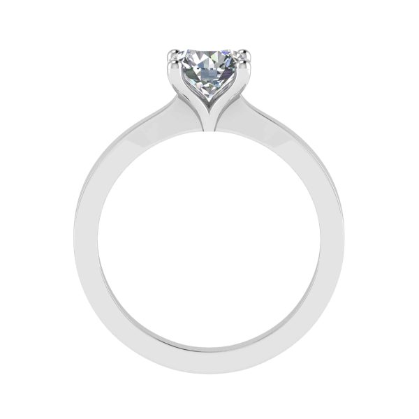 Clara Lab Grown Round Diamond Solitaire Ring