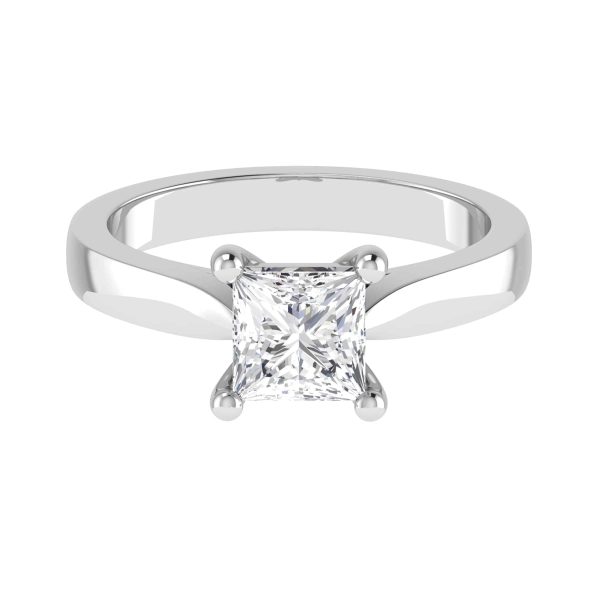 Dawn Lab Grown Princess Diamond Solitaire Ring
