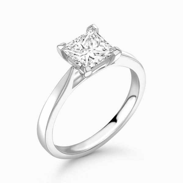 Delilah Lab Grown Princess Diamond Solitaire Ring