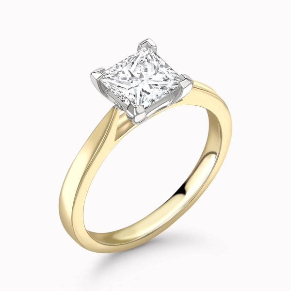 Delilah Lab Grown Princess Diamond Solitaire Ring