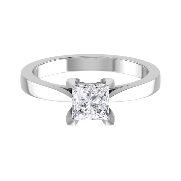 Delilah Lab Grown Princess Diamond Solitaire Ring