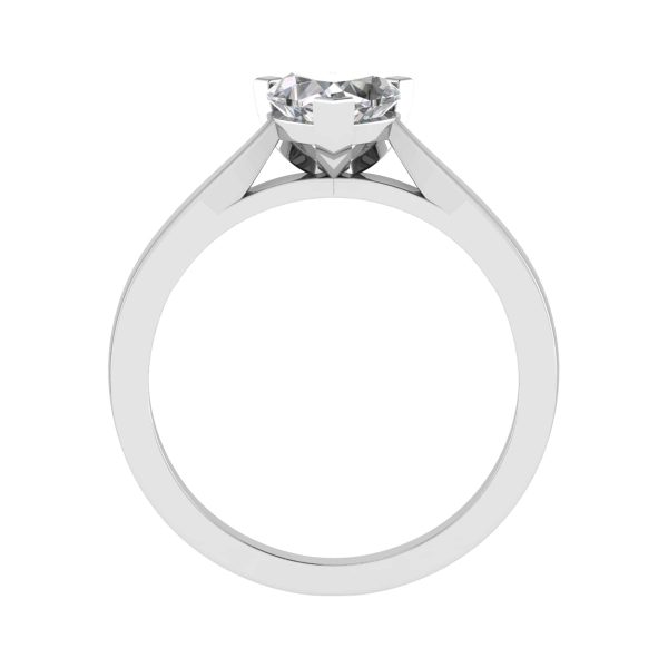 Desire Lab Grown Heart Solitaire Ring