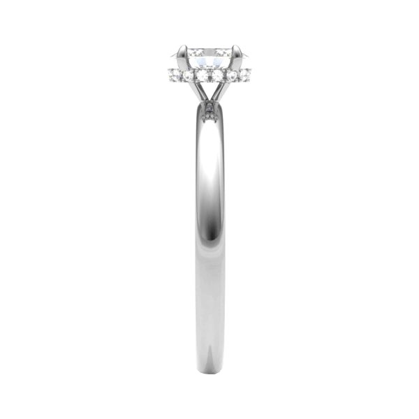 Elizabeth Lab Grown Oval Diamond Halo Ring