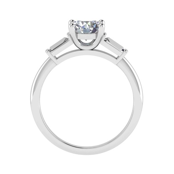 Ella Natural Round Diamond Trilogy Ring