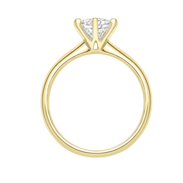 Emilia Lab Grown Round Diamond Solitaire Ring