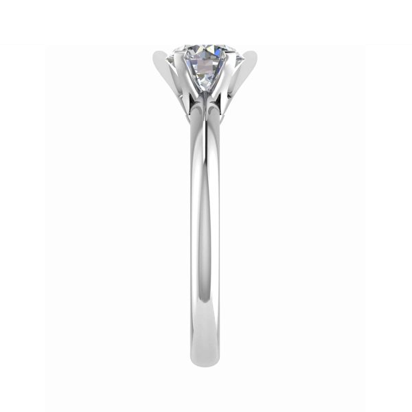 Emilia Natural Round Diamond Solitaire Ring