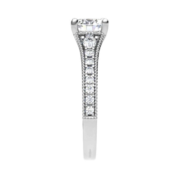 Emma Natural Round Diamond Vintage Ring