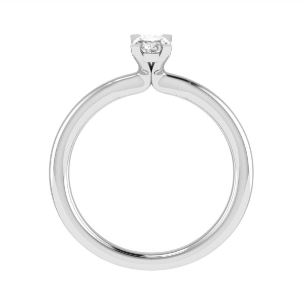 Erica Lab Grown Oval Diamond Solitaire Ring