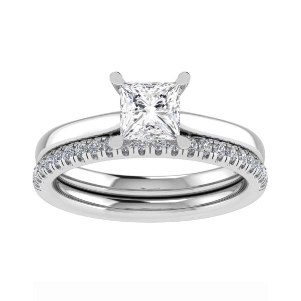 Faith Lab Grown Princess Diamond Solitaire Ring