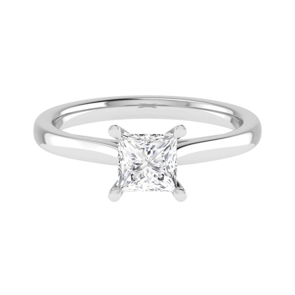 Faith Lab Grown Princess Diamond Solitaire Ring