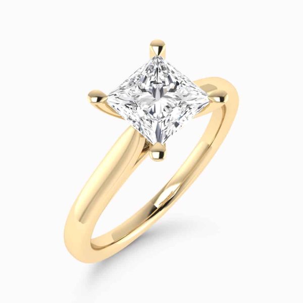Faith Lab Grown Princess Diamond Solitaire Ring