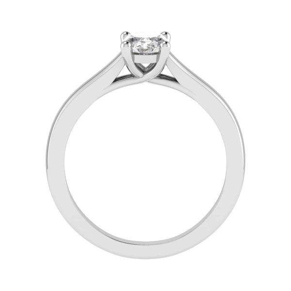 Faye Lab Grown Oval Diamond Solitaire Ring