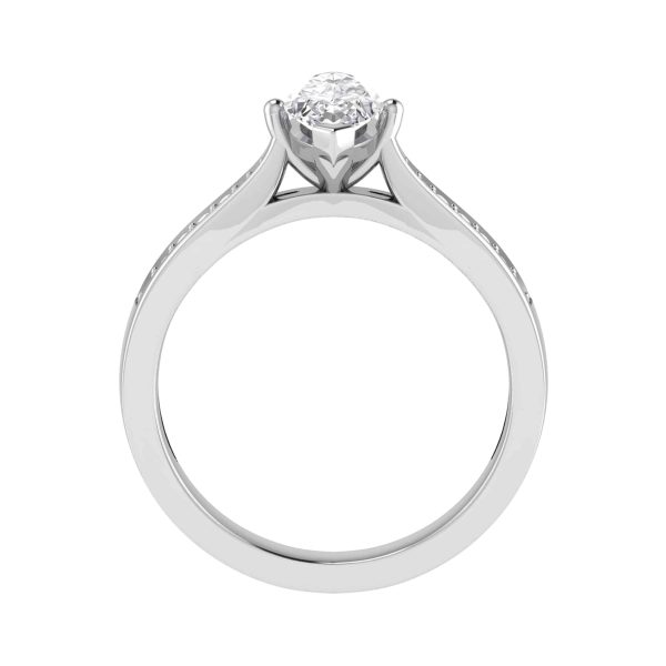 Fern Natural Marquise Sidestone Ring