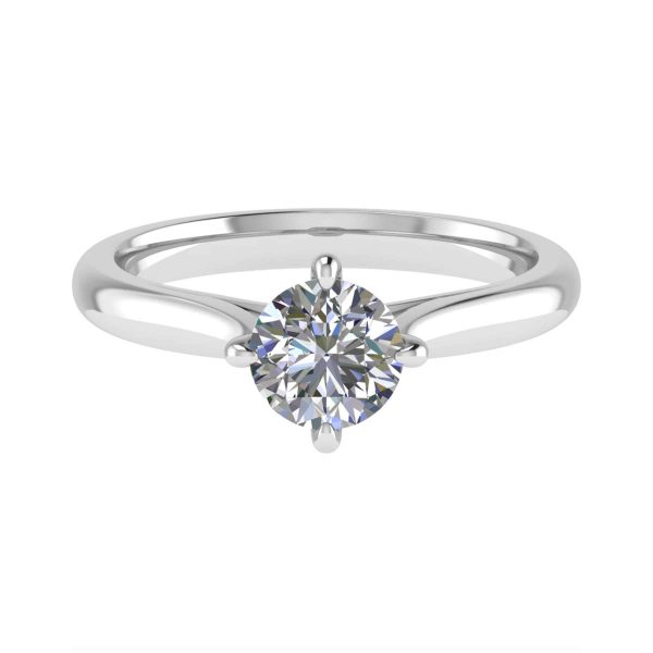 Gabriella Natural Round Diamond Solitaire Ring