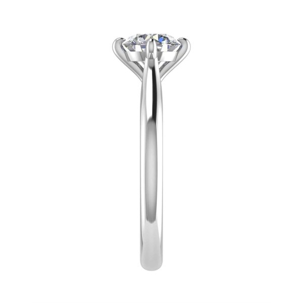 Gabriella Lab Grown Round Diamond Solitaire Ring