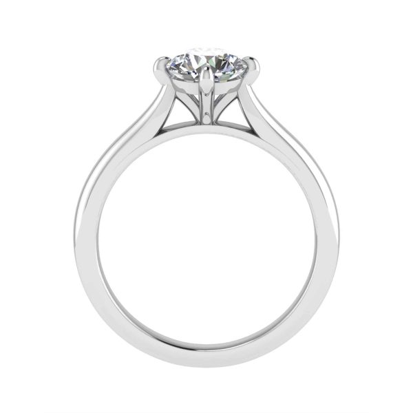 Gabriella Lab Grown Round Diamond Solitaire Ring