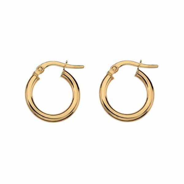 Yellow Gold Small Hoop Earrings