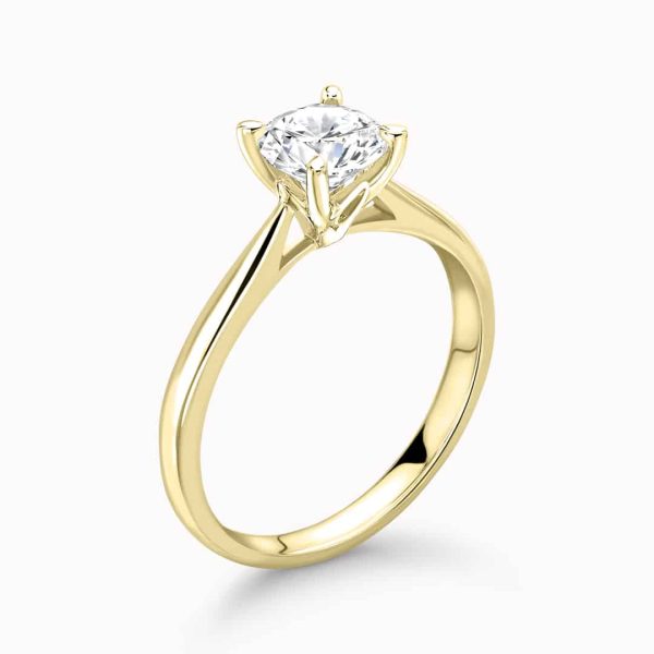 Gianna Lab Grown Round Diamond Solitaire Ring