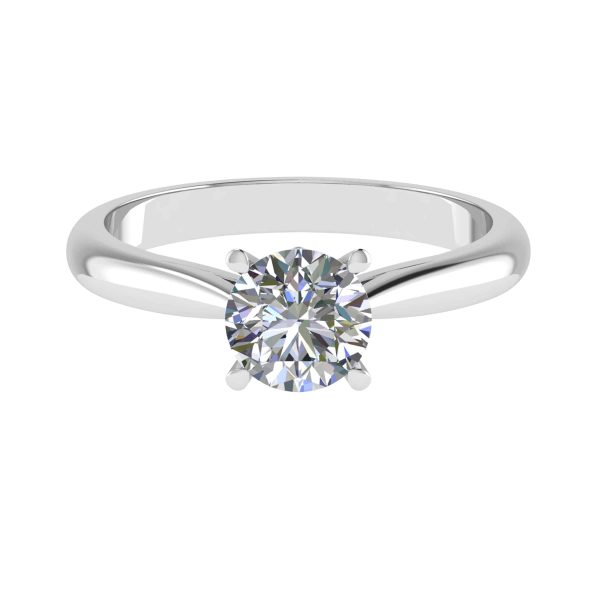 Gianna Natural Round Diamond Solitaire Ring