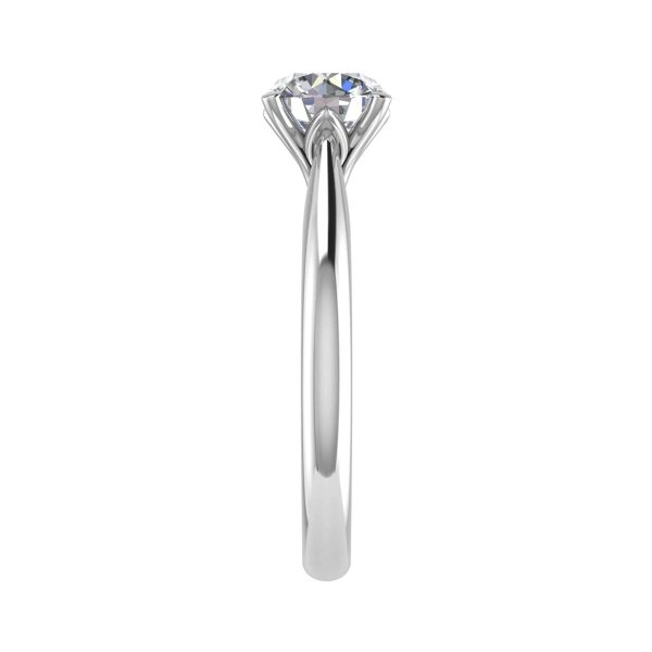 Gianna Natural Round Diamond Solitaire Ring