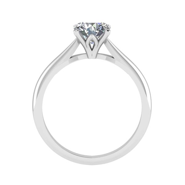 Gianna Natural Round Diamond Solitaire Ring