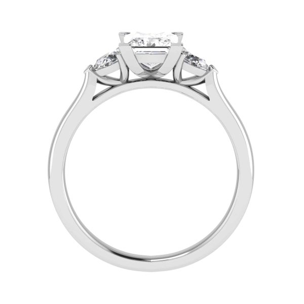 Halley Lab Grown Princess Diamond Trilogy Ring