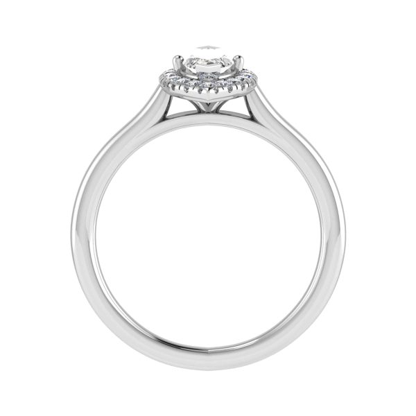 Havana Natural Marquise Halo Ring