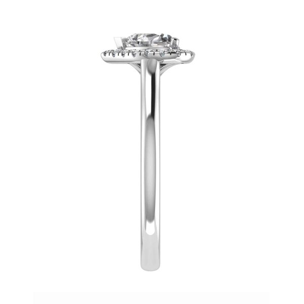 Havana Natural Heart Halo Ring