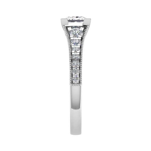 Hope Lab Grown Princess Diamond Vintage Ring