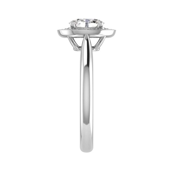 Kaya Natural Oval Diamond Halo Ring