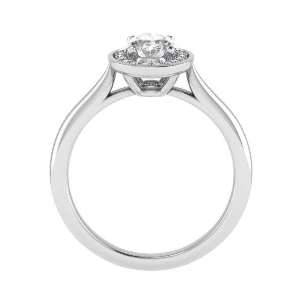 Kaya Natural Oval Diamond Halo Ring