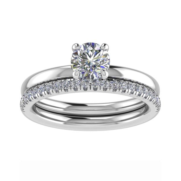 Layla Lab Grown Round Diamond Halo Ring