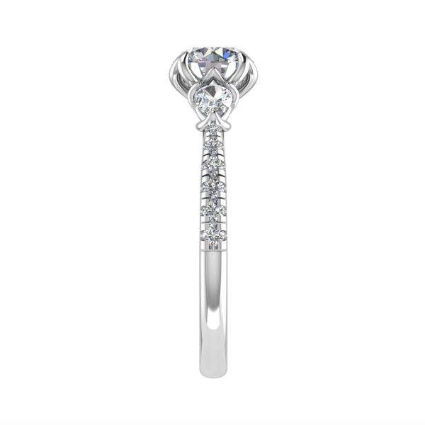 Lucy Natural Round Diamond Trilogy Ring